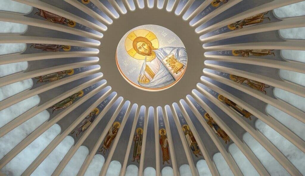 fresco of Jesus Christ