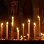 candles lit