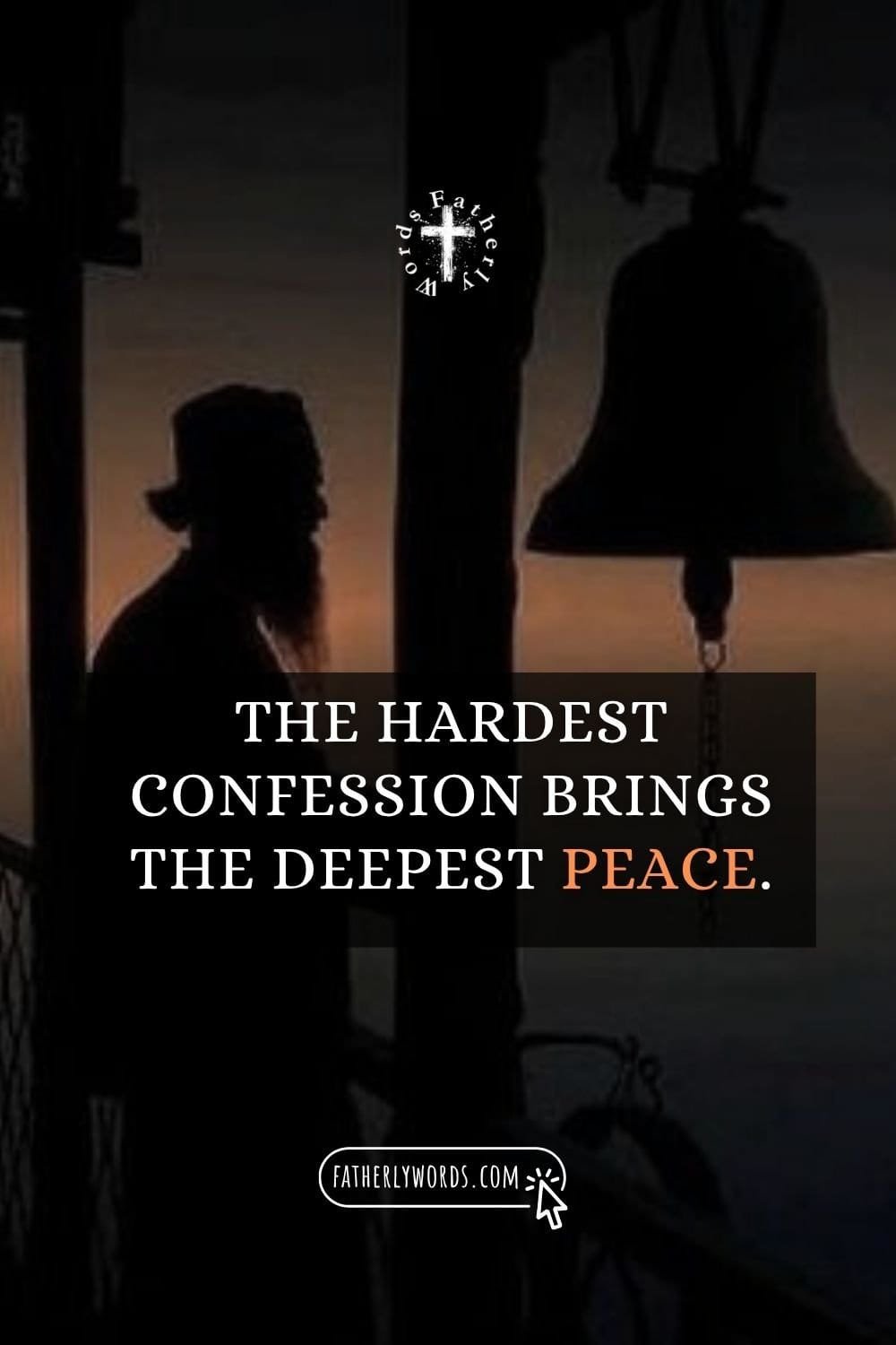 The hardest confession brings the deepest peace. Orthodox Christian Peace Through Confession