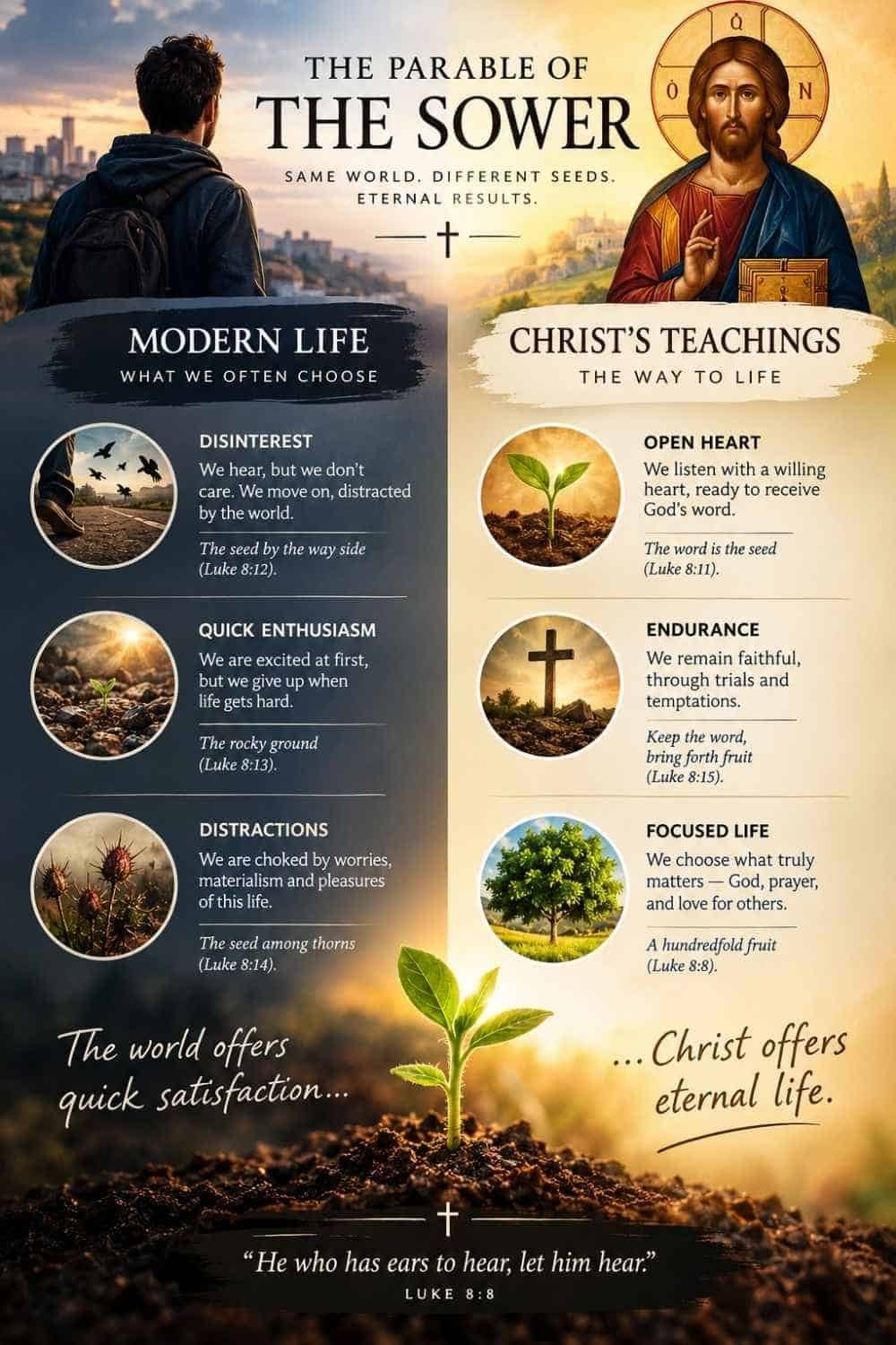 The Parable of the Sower | Infographics
